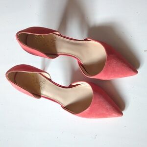 Vince Camuto Coral Suede Heels 7